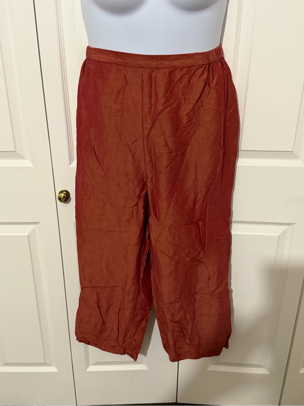Vintage Eileen fisher Wide-Leg cropped pants 3x